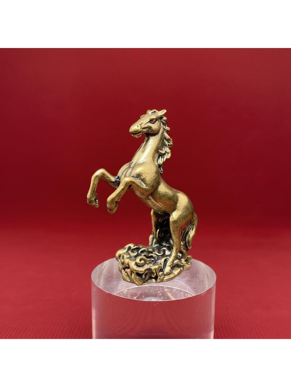 Brass Horse Figurine Miniature